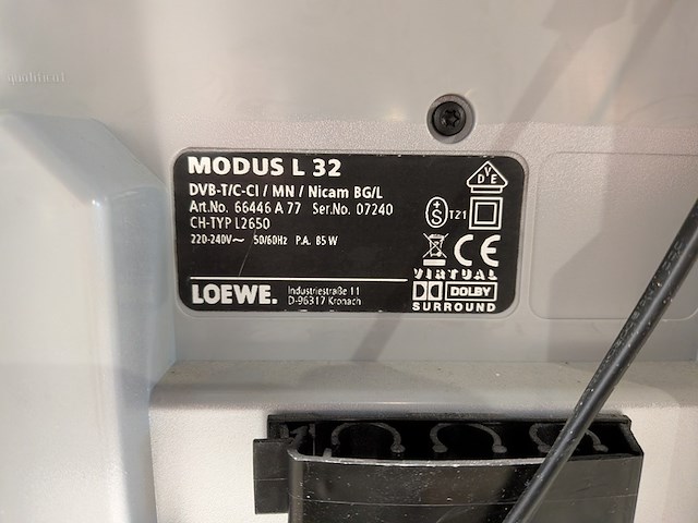 Lcd tv, loewe, modus l 32 - afbeelding 6 van  7