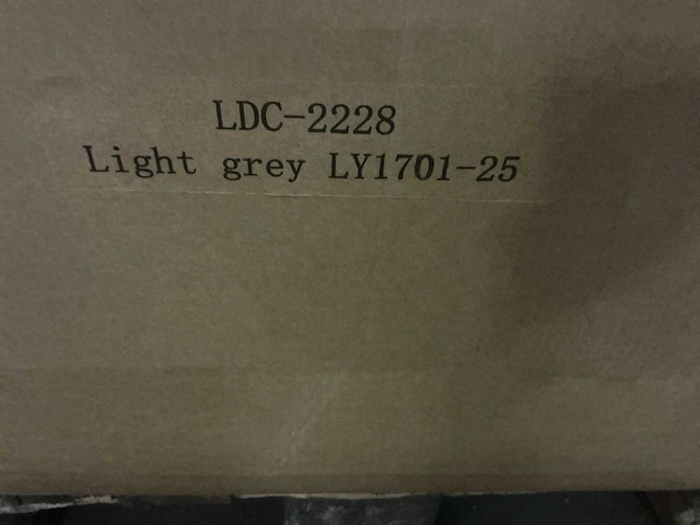 Ldc-2228 grey eetkamerstoel (4x) - afbeelding 5 van  5