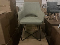 Ldc-823 green eetkamerstoel (4x) - afbeelding 2 van  6