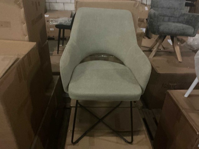 Ldc-823 green eetkamerstoel (4x) - afbeelding 4 van  6