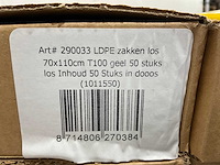 Ldpe - plastic zakken (58x) - afbeelding 5 van  7