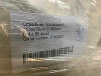 Ldpe hoes transparant folierol (16x) - afbeelding 2 van  4