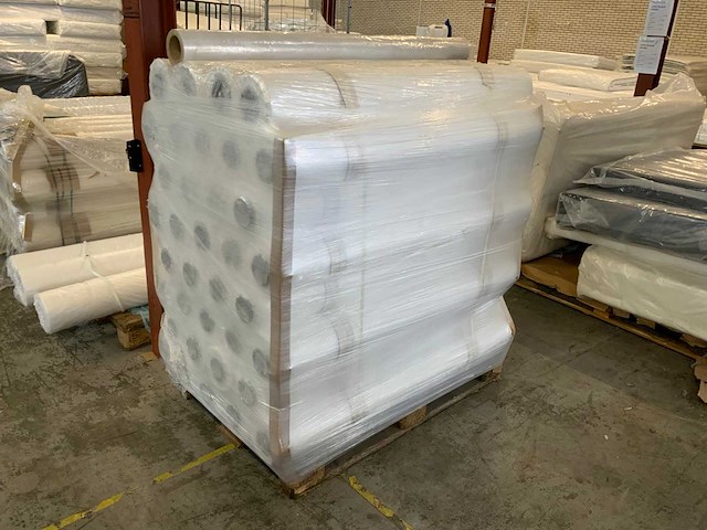 Ldpe hoes transparant folierol (36x) - afbeelding 1 van  3