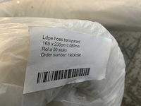 Ldpe hoes transparant folierol (3x) - afbeelding 2 van  4