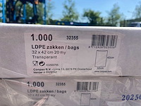 Ldpe zakken 32x42cm 20my (25000x) - afbeelding 3 van  3