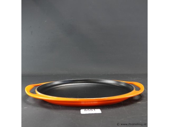 Le creuset gietijzeren ovale griddlepan - afbeelding 2 van  5
