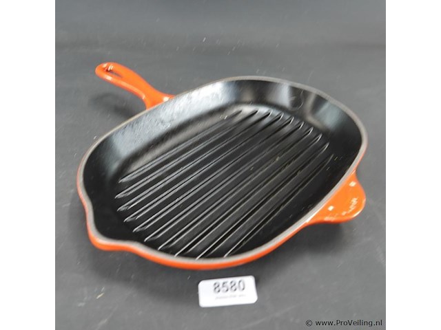 Le creuset signature ovale grillpan - afbeelding 1 van  5