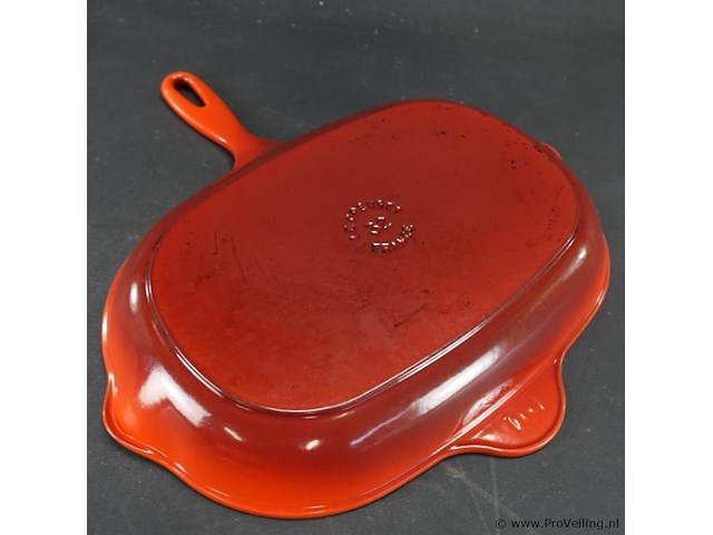 Le creuset signature ovale grillpan - afbeelding 4 van  5