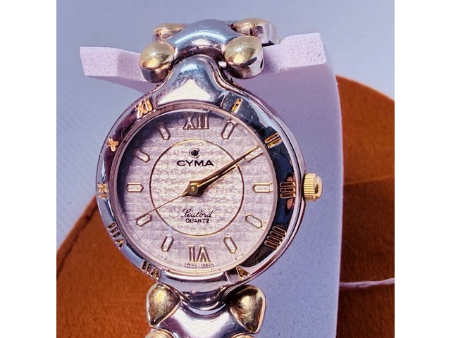 Le locle cyma sealord - goldplated two tone met staal - afbeelding 2 van  8