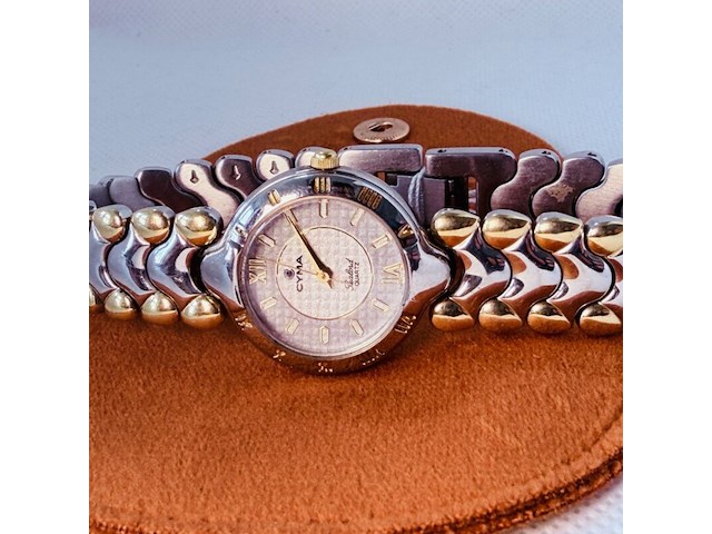 Le locle cyma sealord - goldplated two tone met staal - afbeelding 3 van  8