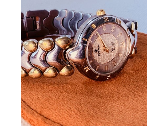 Le locle cyma sealord - goldplated two tone met staal - afbeelding 4 van  8