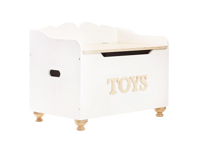 Le toy van speelgoedkist op poten met zitting - afbeelding 1 van  2