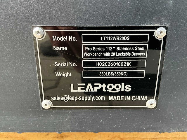 Leap lt112wb20ds werkplaatsmeubilair - afbeelding 5 van  13