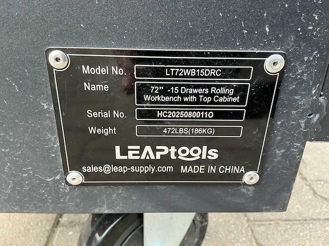 Leap lt72wb15drc werkplaatsmeubilair - afbeelding 1 van  8