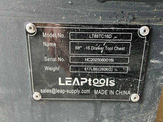 Leap lt88tc16d werkplaatsmeubilair - afbeelding 7 van  7