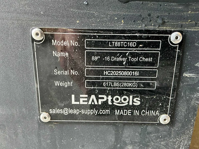 Leap lt88tc16d werkplaatsmeubilair - afbeelding 7 van  7