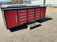 Leaptools 10 ft 15 drawers 2 sidecabinets werkbank - afbeelding 6 van  6
