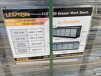 Leaptools lt 112 20 drawers werkbank - afbeelding 6 van  8