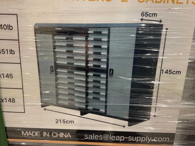 Leaptools lt85tc24d 85” - 24 laden 2 deuren - gereedschapskast - afbeelding 9 van  9