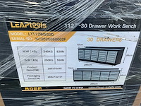 Leaptools rvs 30 drawer werkbank - afbeelding 3 van  6