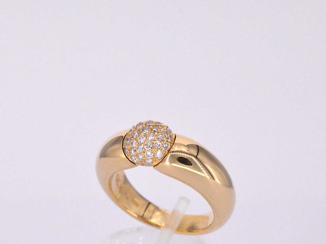 Lechic - gouden ring met diamant - afbeelding 5 van  7