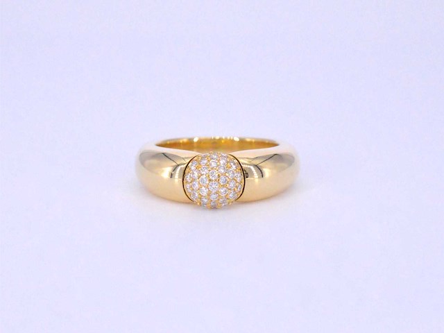 Lechic - gouden ring met diamant - afbeelding 6 van  7