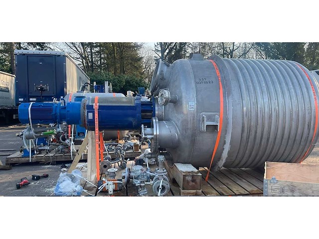 Lechmann ag - 3816-1 -reactor vessel with half-pipe coil heating/cooling - 1999 - afbeelding 2 van  5