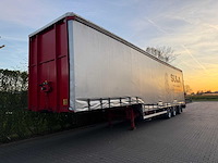 Leci dieplader met schuifzeil