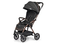 Leclerc baby influencer kinderwagen xl zwart bruin - afbeelding 1 van  3