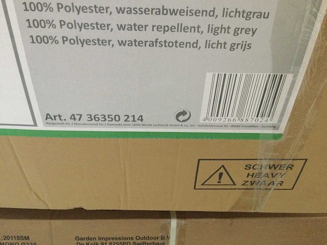 Leco - lisa - relax ligstoel met dakje - afbeelding 6 van  7