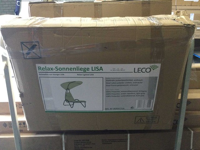 Leco - lisa - relax ligstoel met dakje - afbeelding 4 van  7