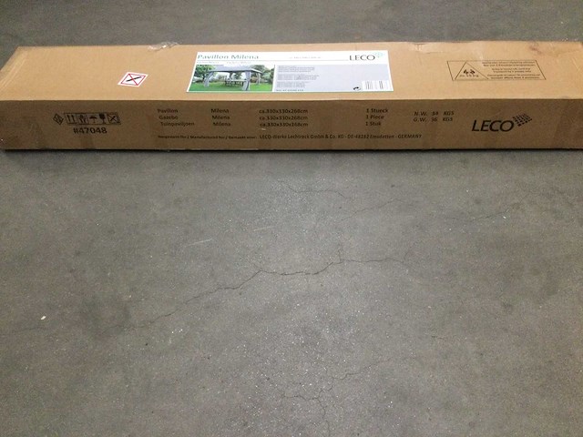 Leco - milena - paviljoentent 330x330 grijs - afbeelding 3 van  8