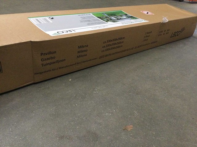 Leco - milena - paviljoentent 330x330 grijs - afbeelding 5 van  8