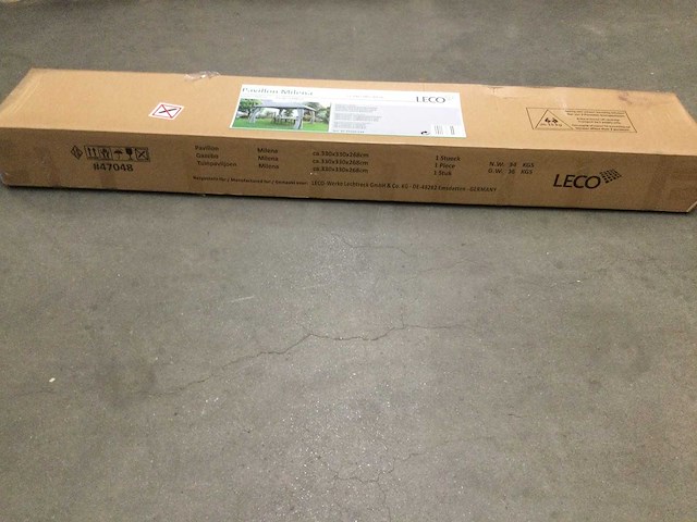 Leco - milena - paviljoentent 330x330 grijs - afbeelding 4 van  8