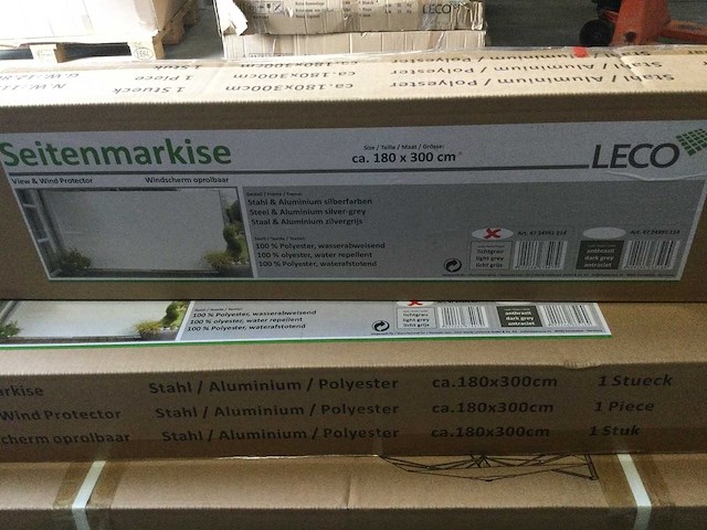 Leco - windscherm oprolbaar 300 x 180 cm - afbeelding 5 van  7
