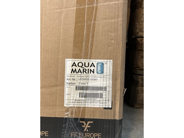 Led badkamerspiegel 100x60 cm aquamarin, ledsp05-100x60 - afbeelding 3 van  3