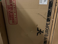 Led badkamerspiegel 100x60 cm met aanraaksensor, dimbaar, digitale klok en datum aquamarin - afbeelding 2 van  3