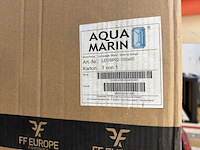 Led badkamerspiegel 100x60 cm met aanraaksensor, instelbare verlichting aquamarin - afbeelding 3 van  3