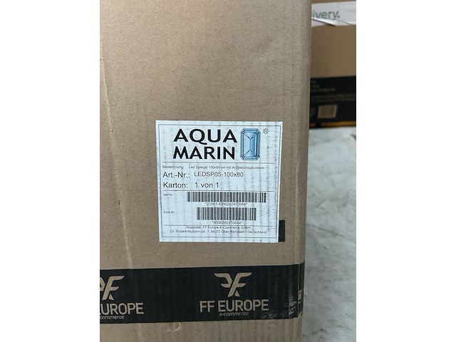 Led badkamerspiegel 100x80 cm aquamarin, ledsp05-100x80 - afbeelding 3 van  4