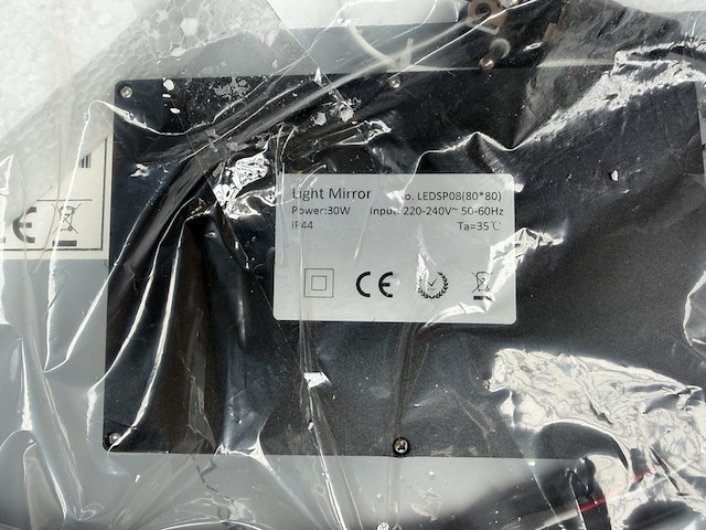 Led badkamerspiegel 80 cm - afbeelding 4 van  4
