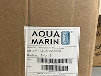 Led badkamerspiegel 80x60 cm aquamarin, ledsp02-80x60 - afbeelding 3 van  3