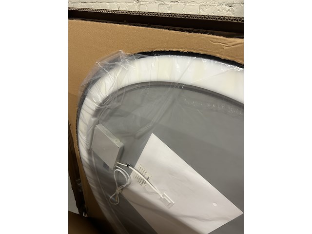 Led badkamerspiegel rond ø1000 mm, baderie, spr 1012mz led - afbeelding 3 van  5