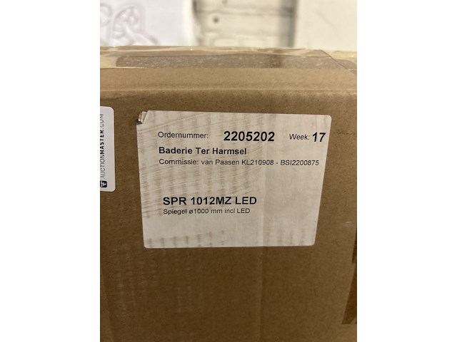 Led badkamerspiegel rond ø1000 mm, baderie, spr 1012mz led - afbeelding 5 van  5