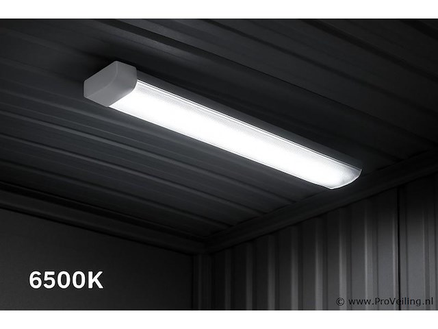 Led-batten 120w met lens – 120cm – 6500k koud wit (x10) - afbeelding 1 van  5
