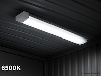 Led-batten 120w met lens – 120cm – 6500k koud wit (x10) - afbeelding 1 van  5