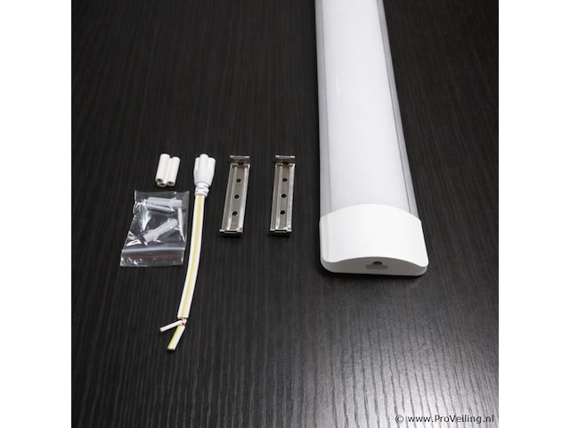Led batten 45w – 150cm – 6500k koud wit – ip20 stofdicht – koppelbaar (x40) - afbeelding 2 van  5