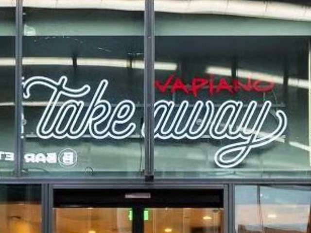 Led bord "vapiano takeaway" - afbeelding 1 van  4