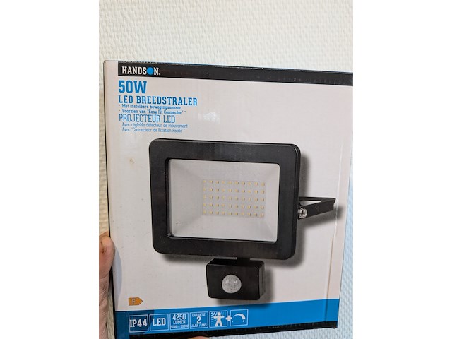 Led breedstraler met bewegingssensor handson - afbeelding 3 van  5