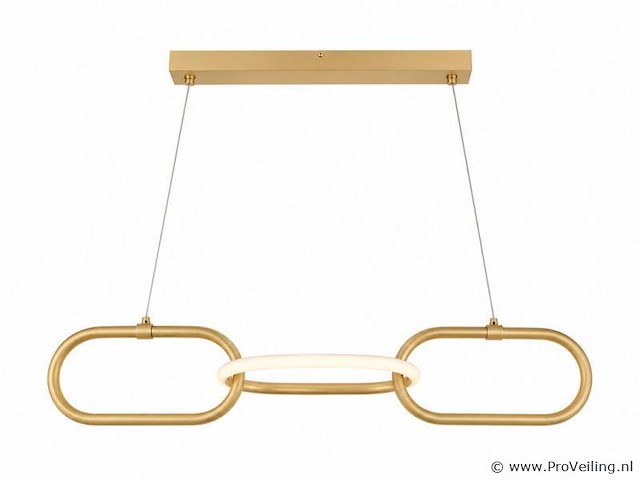 Led design hanglamp 20w – 4000k neutraal wit - rose gold – ip20 – empire-20 - afbeelding 2 van  5