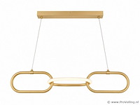 Led design hanglamp 20w – 4000k neutraal wit - rose gold – ip20 – empire-20 - afbeelding 2 van  5